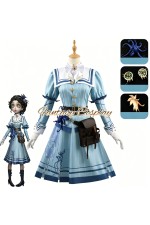 Identity V Doctor Emily Dyer Eternal Flower Taxidermist Blue Cosplay Costume